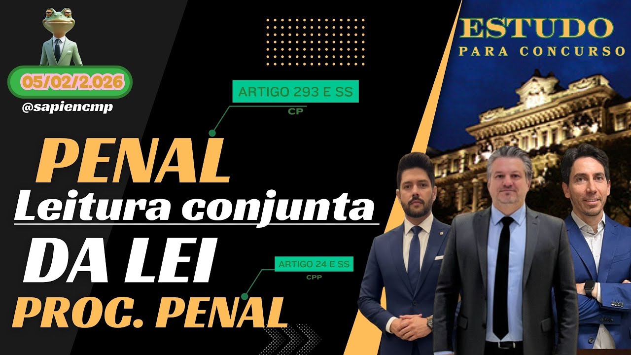 ⚖️Direito Penal:  Estudo DIRIGIDO PARA CONCURSO -  art. 293 E e ss - Lei COMENTADA | Batendo a FGV