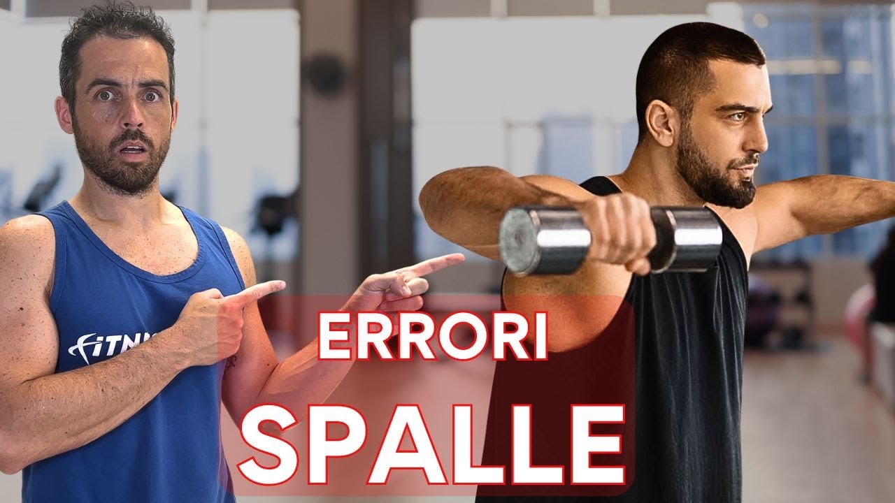 Non fare questi ERRORI negli esercizi per le SPALLE (ATTENZIONE!)