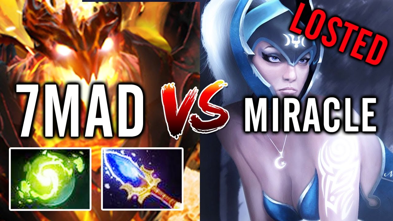 Dota 2 7Mad vs Miracle OG Coach vs Old OG Member! [SF vs Luna] ►1440p Ready!