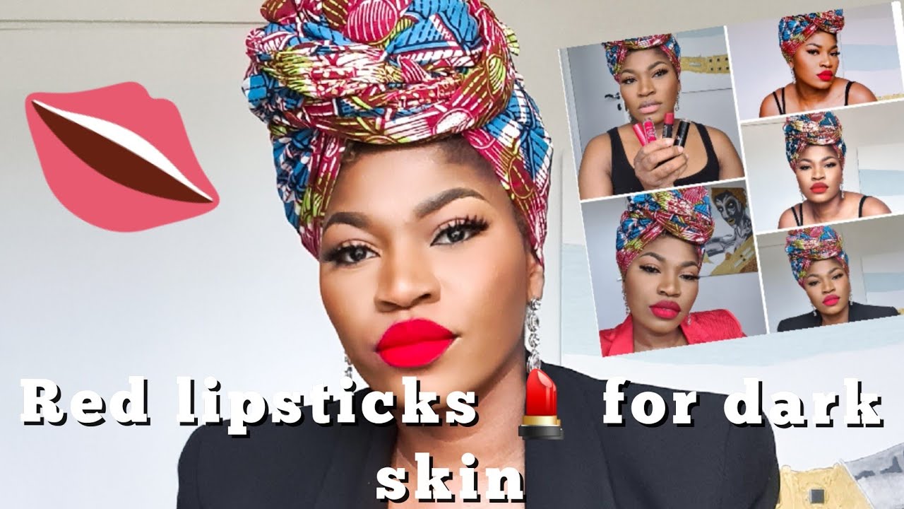 BEST RED LIPSTICKS FOR DARK SKIN /WOC| #REDLIPSTICK