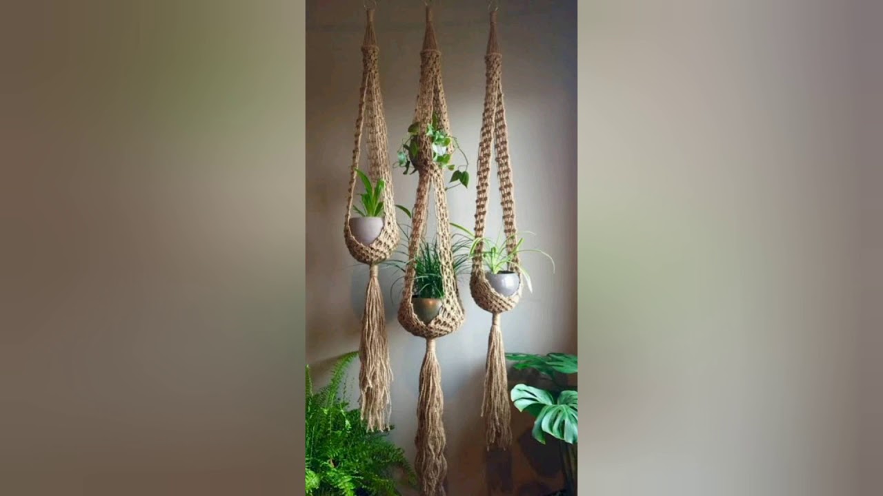 Artesanato... Macram&eacute; na decora&ccedil;&atilde;o. tend&ecirc;ncia 2021 #decorac&atilde;o . Ideias da internet para se inspirar.