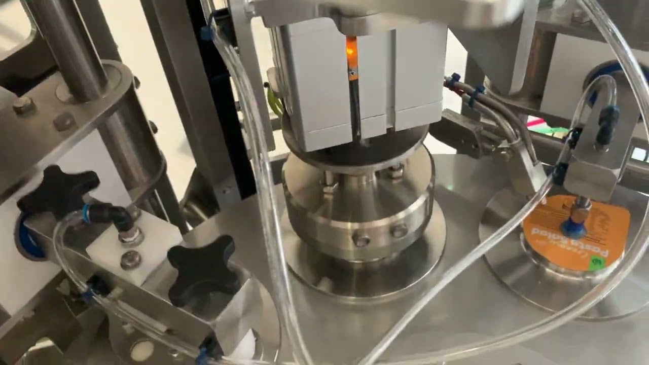 VACPAC SPR140 running garlic Sauce at 36min