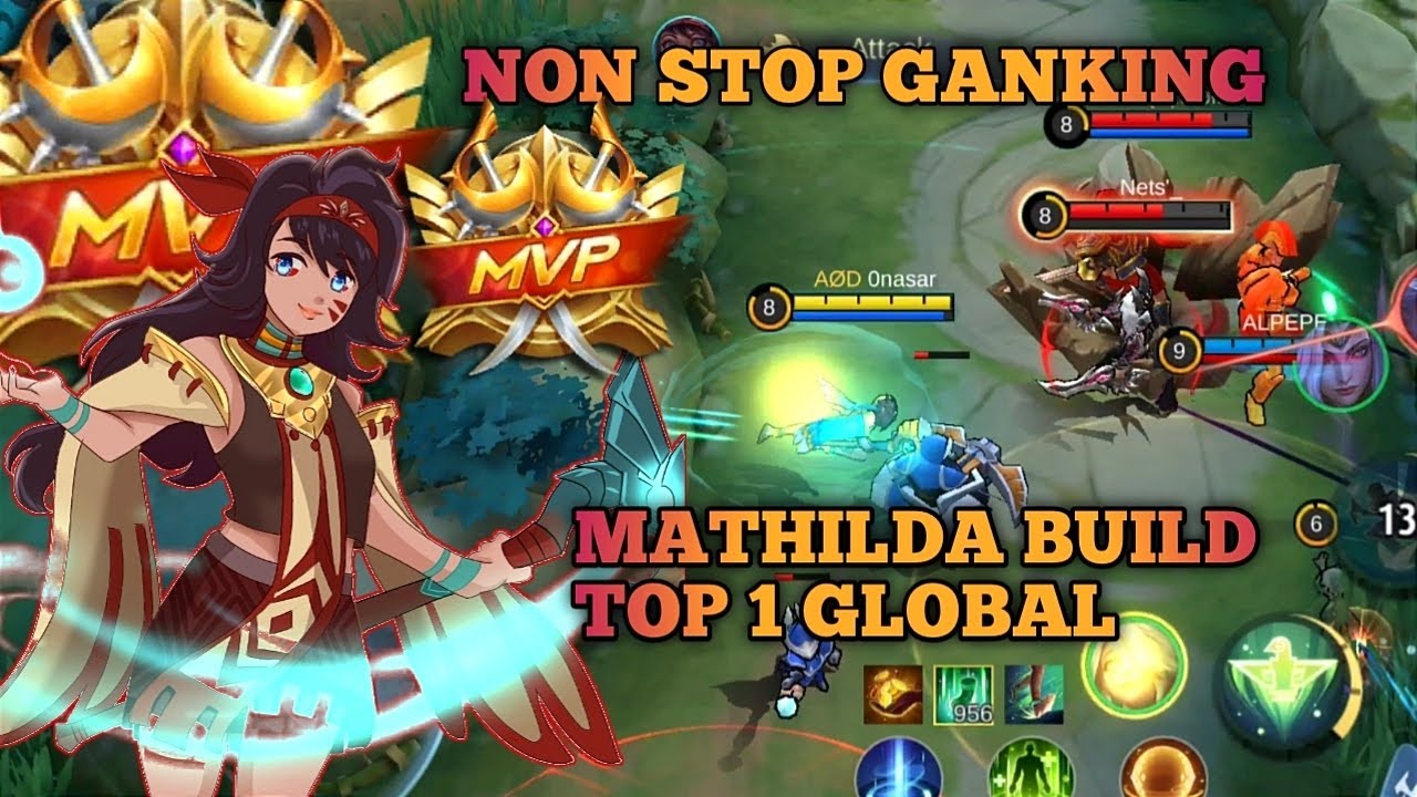 MVP Support ‼️Mathilda Gameplay Build Top 1 Global 2023|MLBB