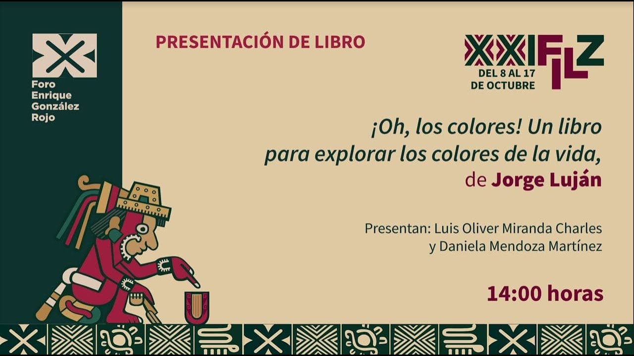 Presentación del libro: ¡Oh, los colores! de Jorge Luján