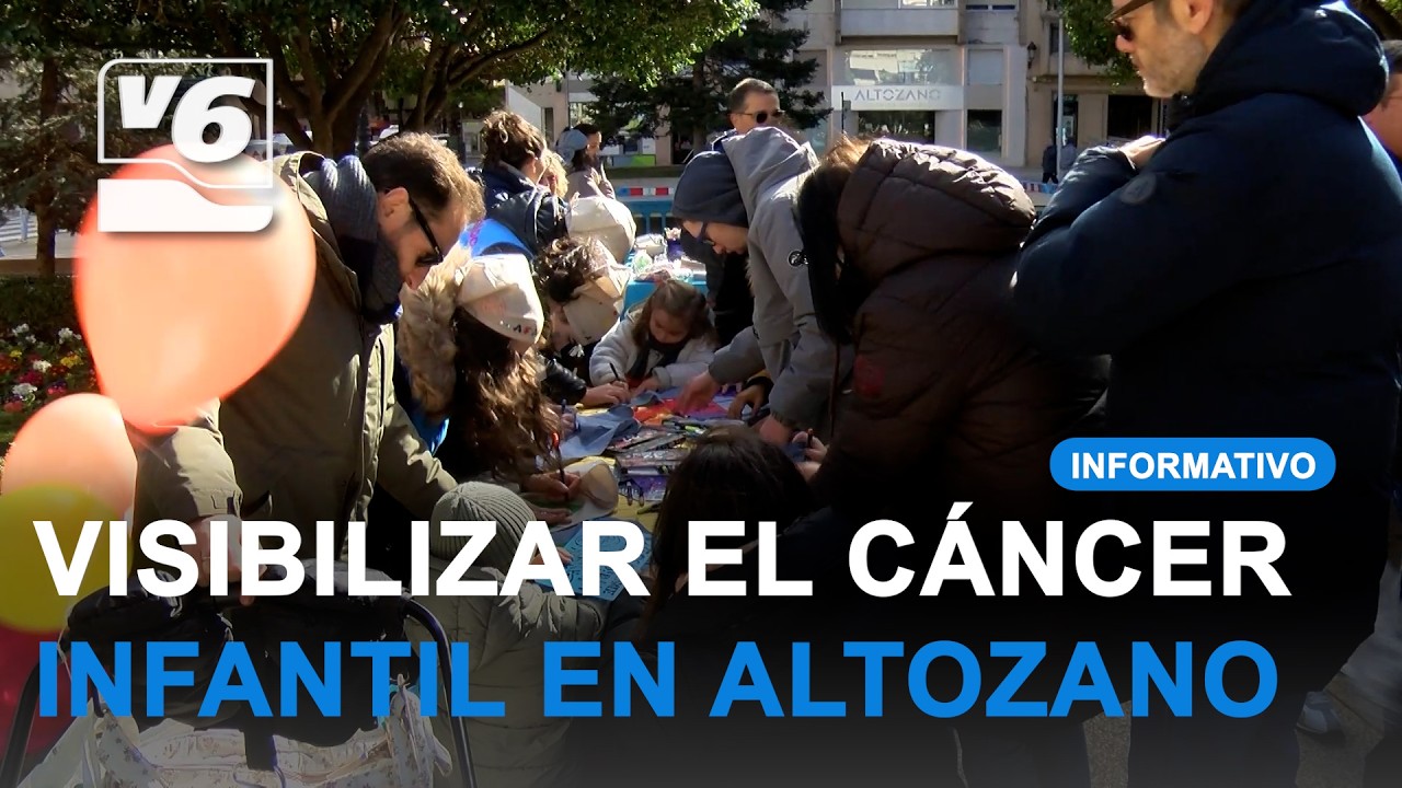 Afanion visibiliza el cáncer infantil en la plaza Altozano #Albacete
