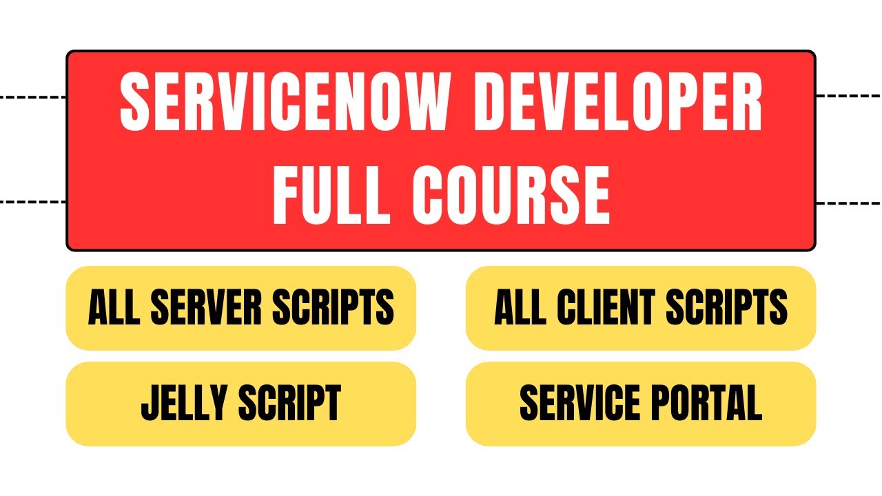 ServiceNow Developer Full Course | Learn ServiceNow Scripting in just 3 hours | ServiceNow