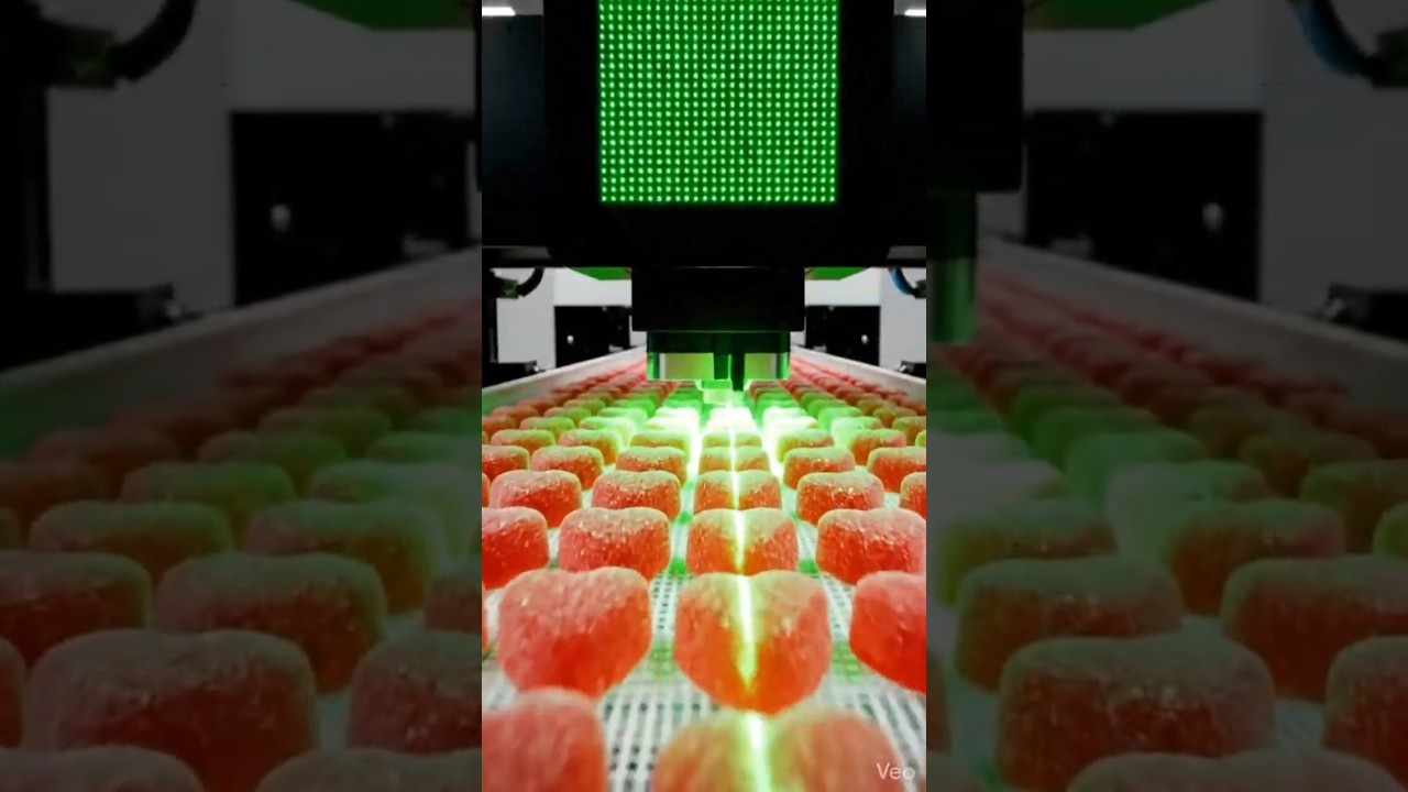 High Speed Strawberry Juice & Candy Factory  Satisfying Industrial ASMR