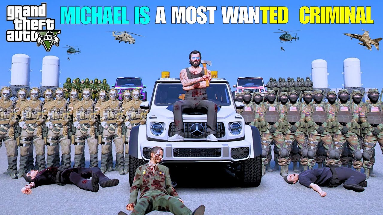 MICHAEL BECAME A POWERFULL GANGSTAR ! GTA5 GAMEPLAY CINEMATIC @tecnogamerz
