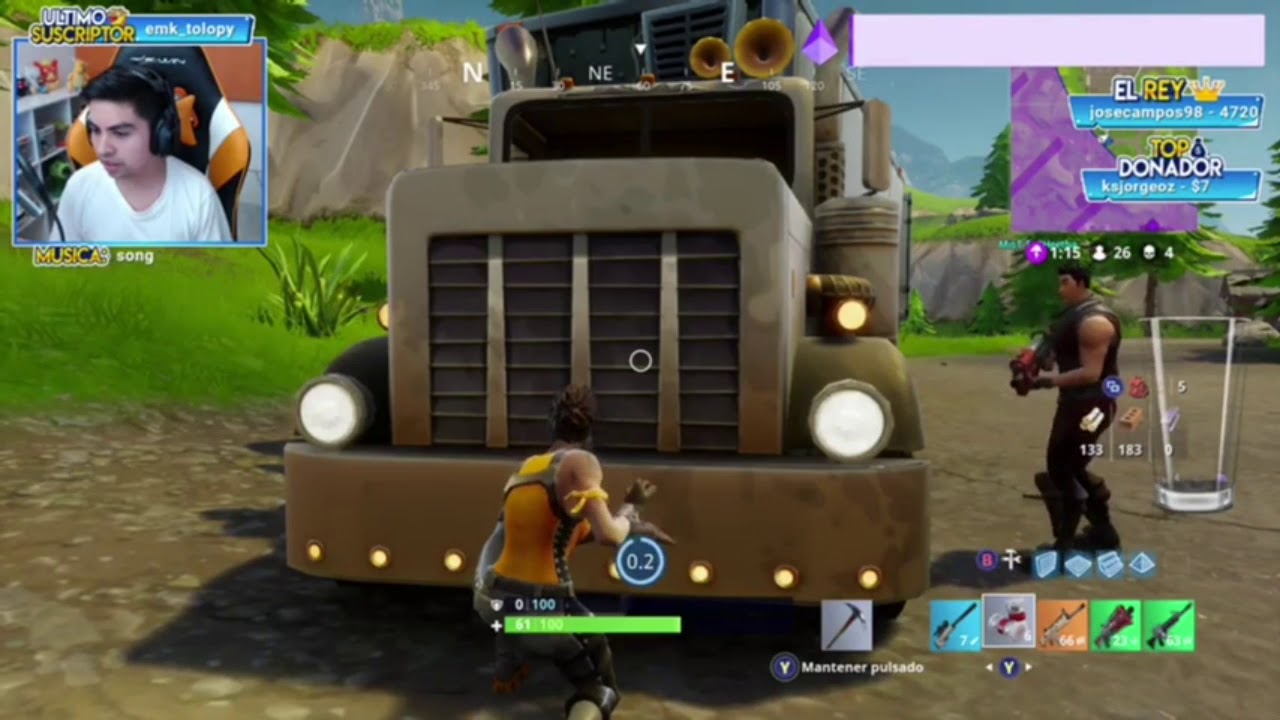 Enfados épicos de ZonykHD en Fortnite con música de Linkin Park de fondo