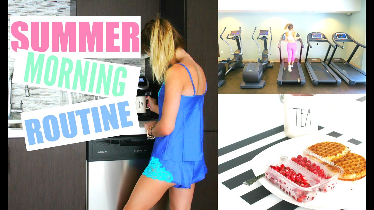 Morning Routine: Summer 2015 | Pbbunny97