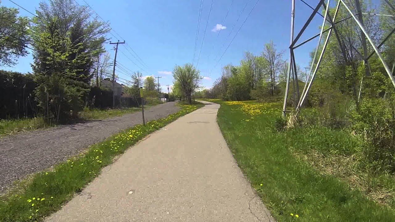 Bike ride in Kirkland Quebec