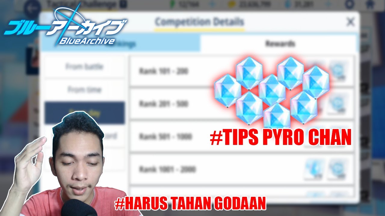 PENGHASILAN PYRO SETIAP BULAN F2P :) || BLUE ARCHIVE INDONESIA