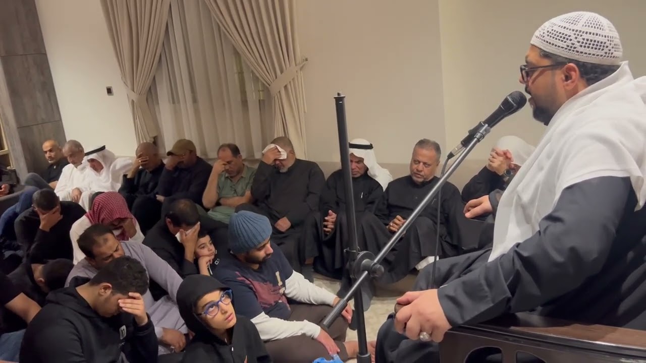 ليلة استشهاد أمير المؤمنين ع بمنزل الحاج محمد فضل بمعية الخطيب محمد ال مسلم لعام ١٤٤٧هـ