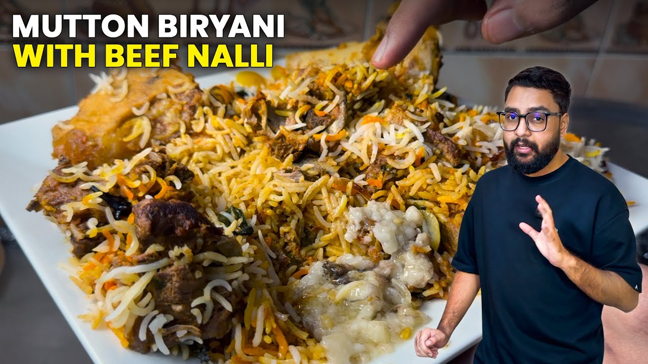 How To Cook Mutton Biryani With Beef Nalli | Detailed Recipe | Friday Special | Uzair Sakrani