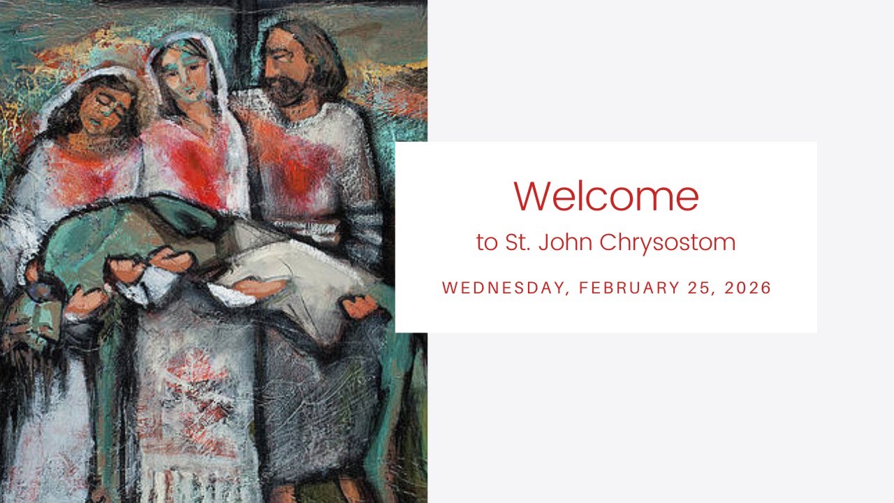 Daily Mass - Wednesday, February 25, 2026