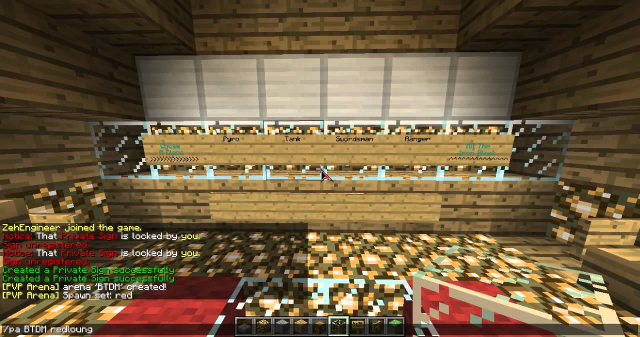 Minecraft | TT | How To Use The PVPArena Plugin