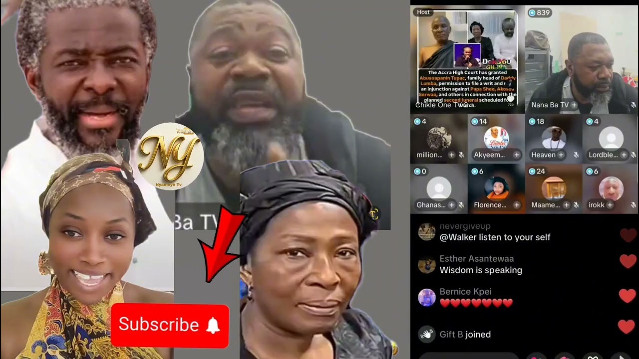 Nana ba and Chikle are on tiktok live and said that they will expose Akosua Serwaa big time...