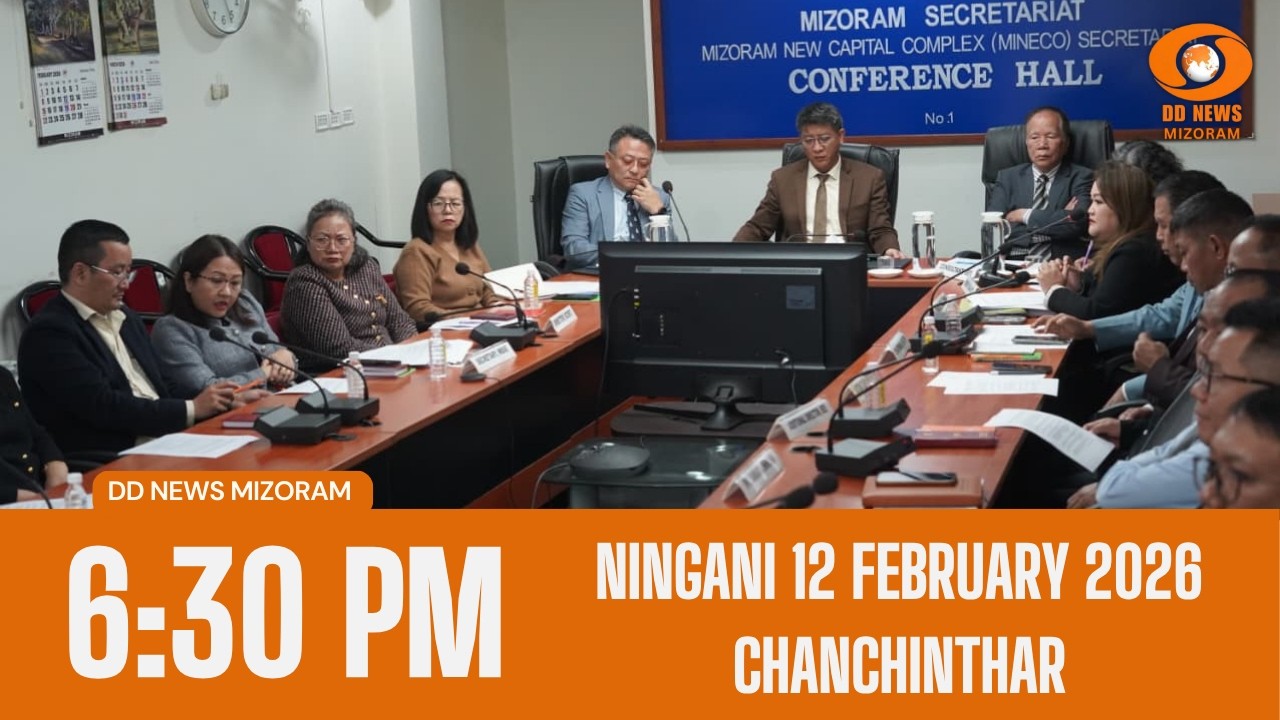 DD News Mizoram Chanchinthar | 12 February 2026 | 6:30 PM
