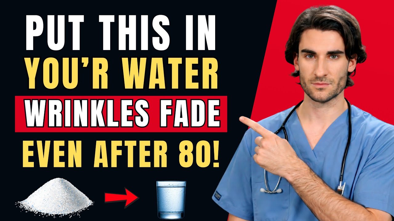 Senior STOP Drinking Plain Water! Add This to Boost Collagen, Firm Skin & Smooth Wrinkles