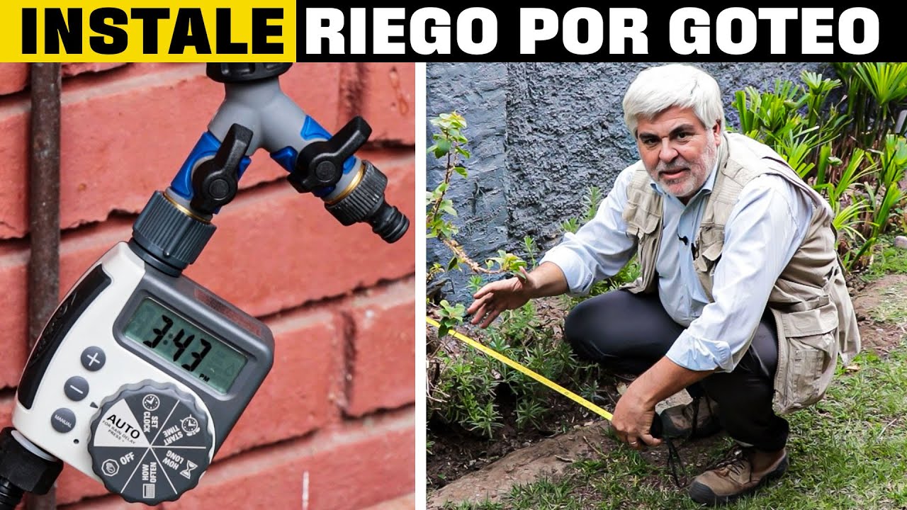 Cómo instalar un sistema de riego por goteo I Taller del especialista