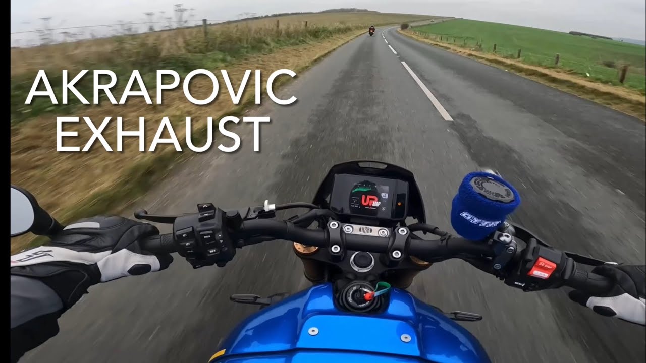 Yamaha CP3 symphony. XSR900 fast pov ride w/akrapovic exhaust