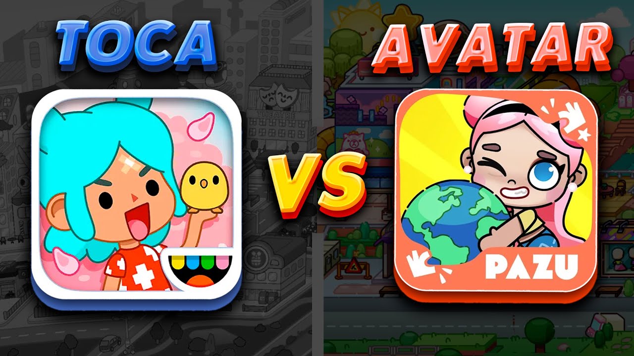 Toca Boca vs Avatar World ❤️ Toca life world vs Pazu