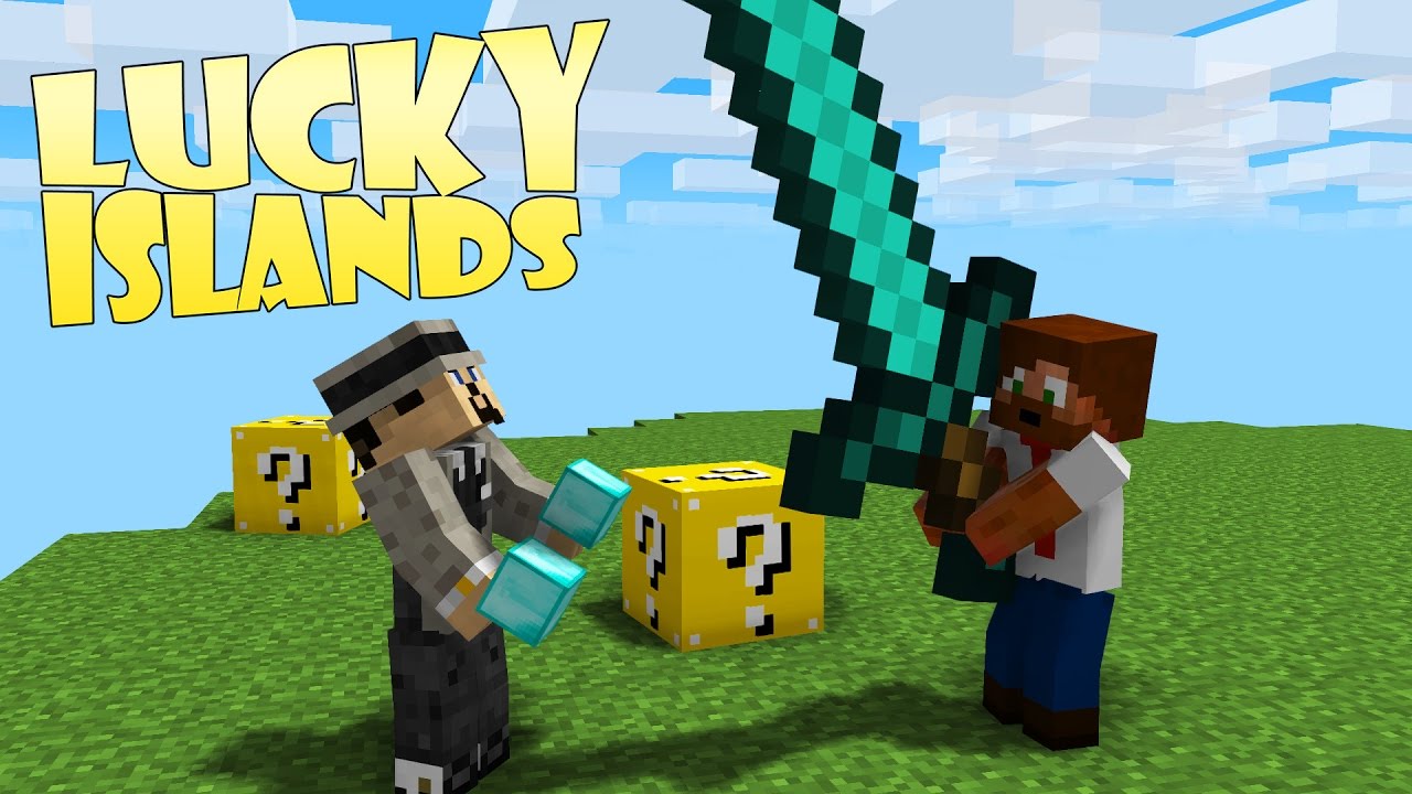 UFO &Auml;R OP! | Lucky Islands p&aring; Cubecraft