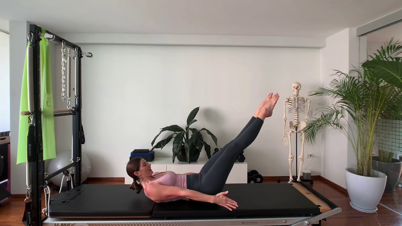 1. Slow Double Leg Stretch - Intermediate