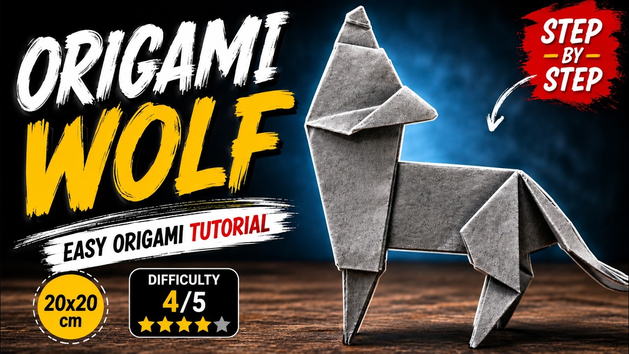 How To Make Origami Wolf