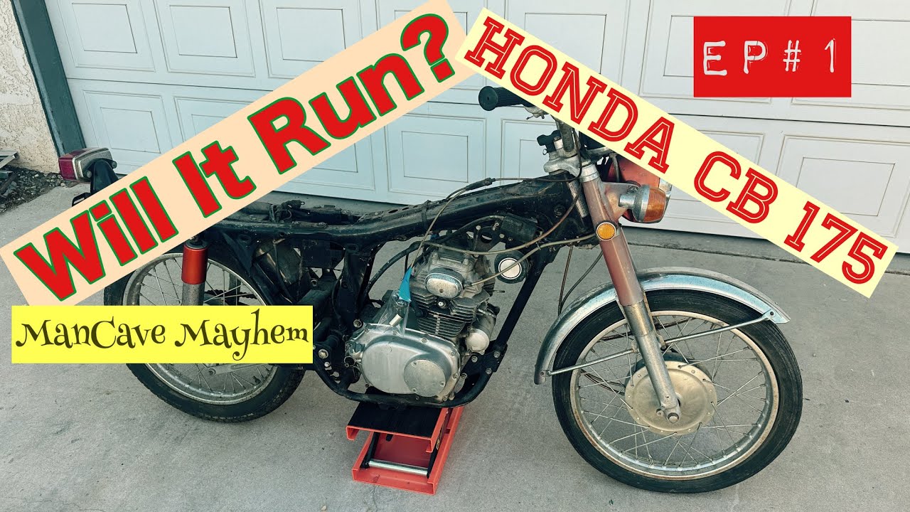 Давайте спасём Honda CB 175 1969 года выпуска. EP#1.