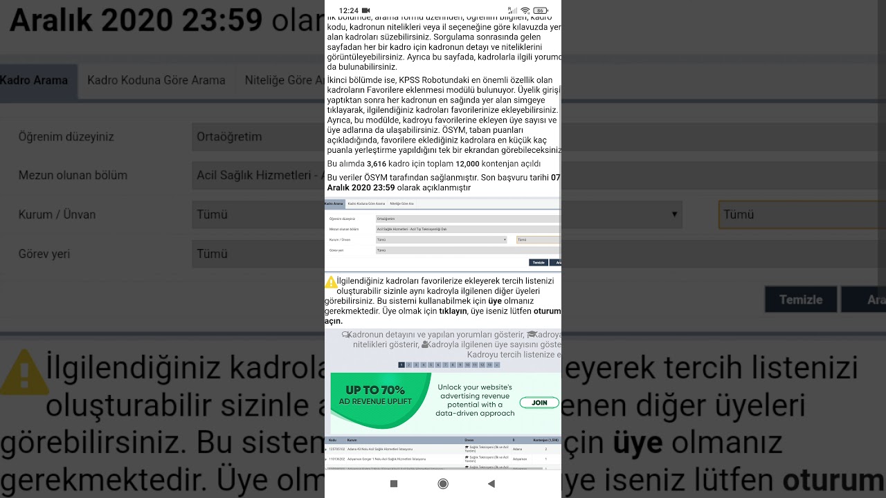 Kpss tercih robotu nasıl kullanılır