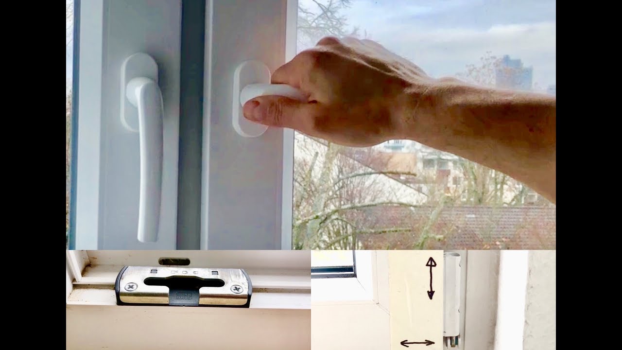 Fenster und Balkontür richtig einstellen