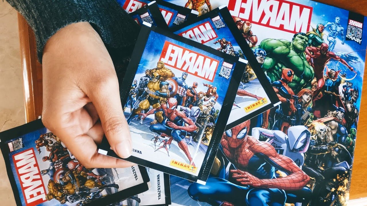 ❤️ MARVEL Sticker ALBUM ❤️ Relaxing Gum Chewing ASMR en Español