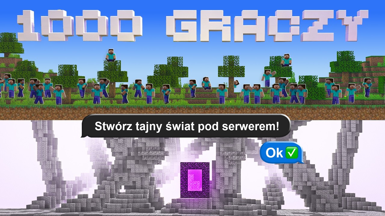 Stworzyłem TAJNY ŚWIAT pod MOIM SERWEREM...