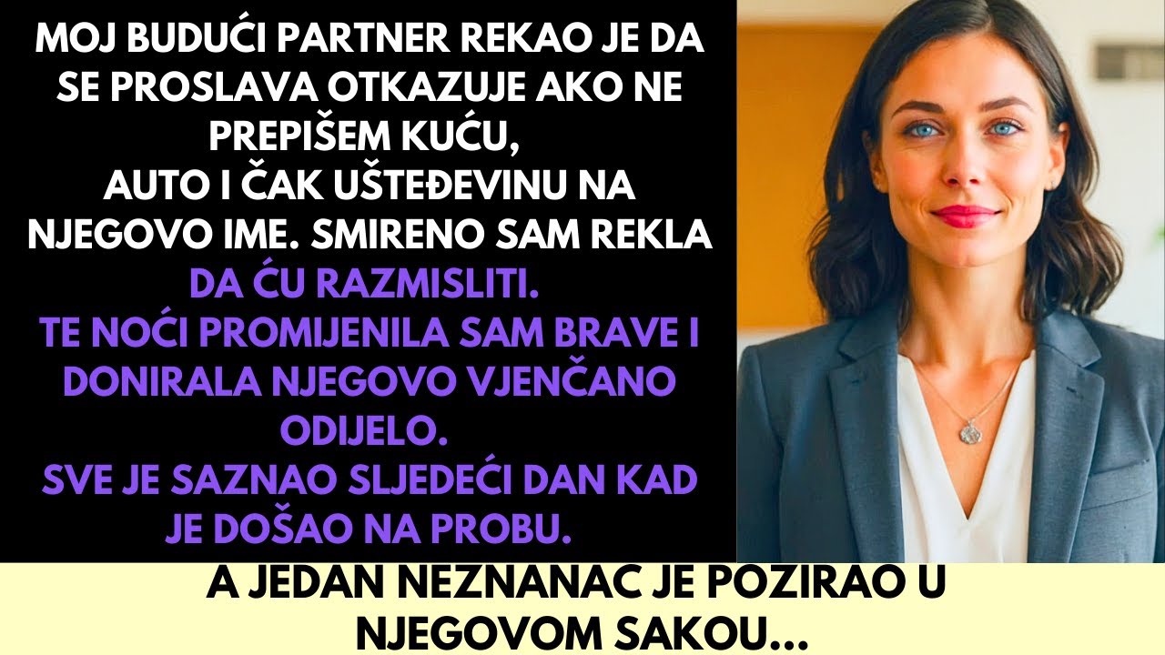 Otkazala Sam Vjenčanje Kad Je Zaručnik Pokušao Uzeti Moju Luksuznu Kuću, Auto i Imovinu