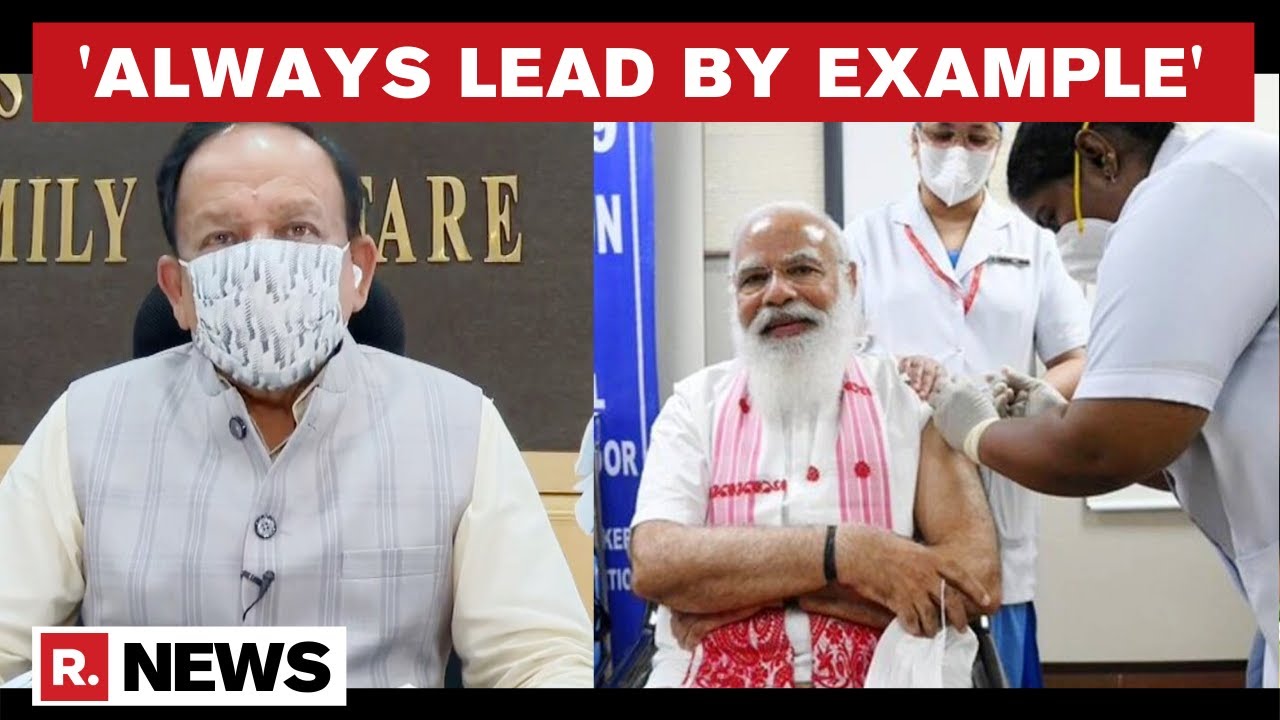 Dr. Harsh Vardhan Slams Politicisation Of PM's Vaccine Jab; Lauds Him For Waiting His Turn