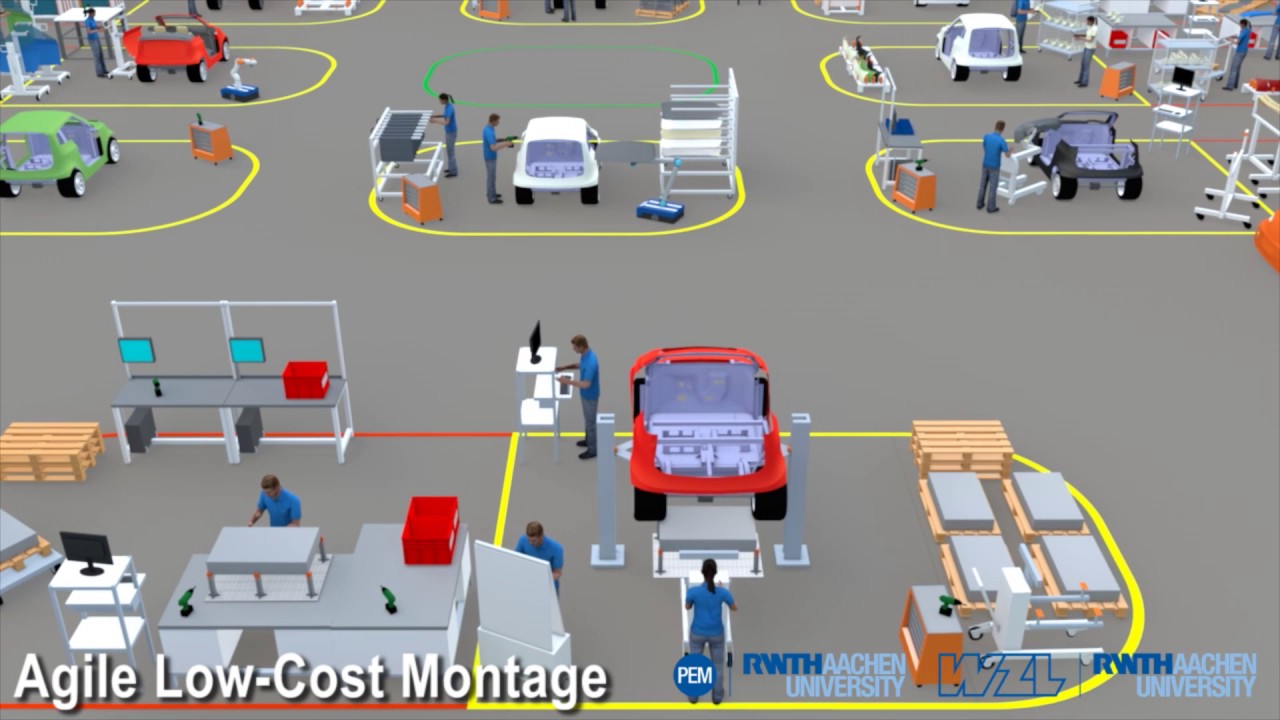 Agile Low-Cost Montage - PEM und WZL der RWTH Aachen