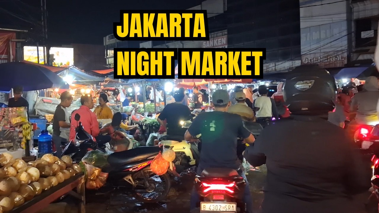 Jakarta Night Market Experience | Indonesia 🇮🇩