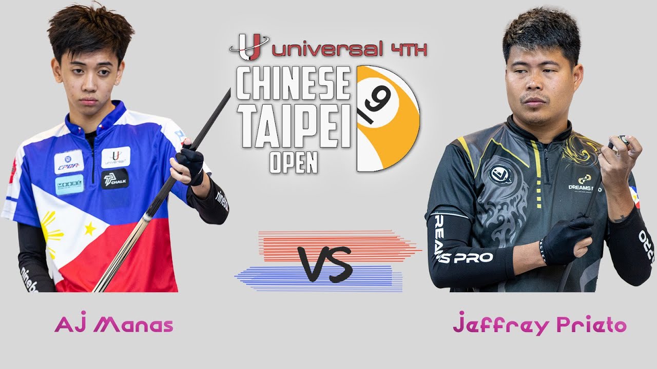 LAST 64 - AJ Manas vs Jeffrey Prieto｜2026 Universal Chinese Taipei Open 第四屆中華台北公開賽