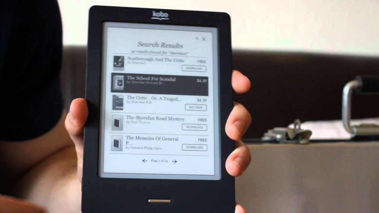 Kobo eReader Touch Edition tour