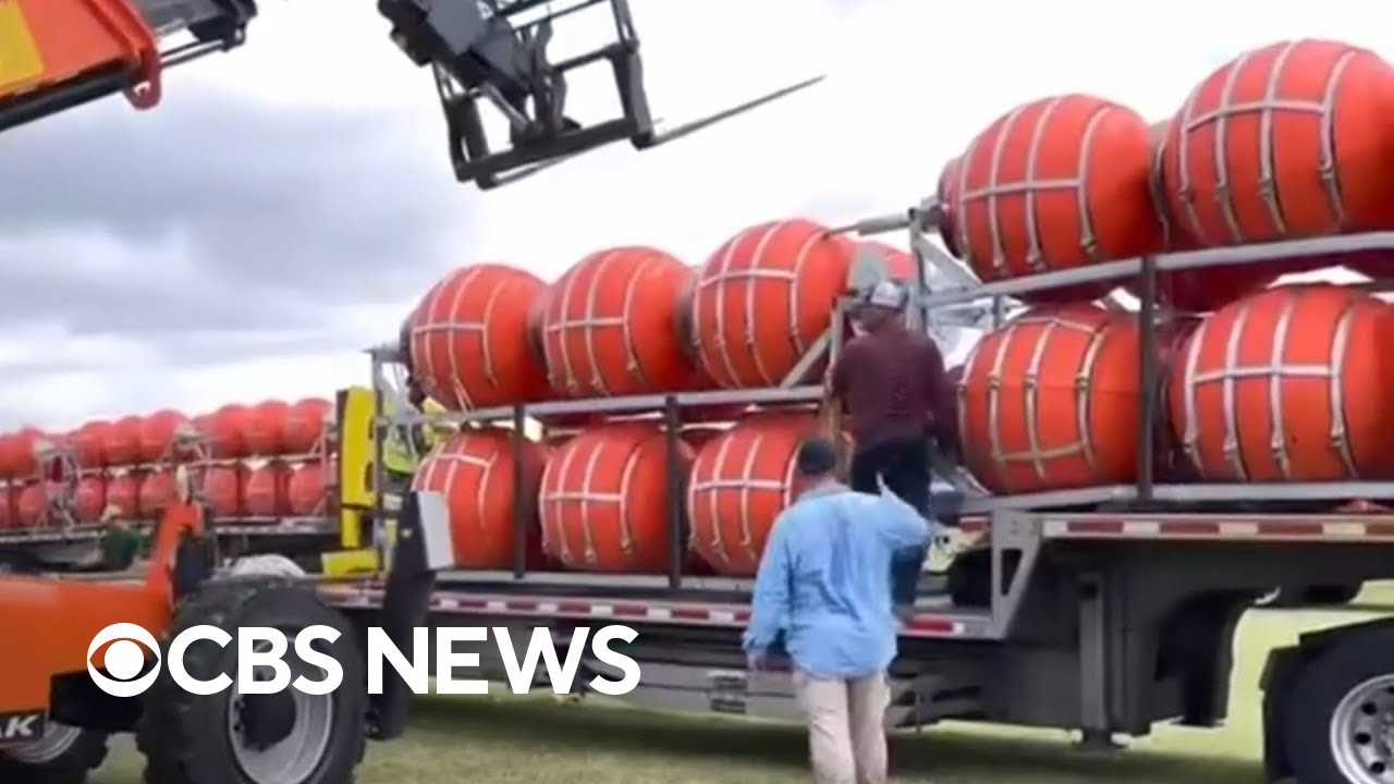 Texas installing border buoys on Rio Grande