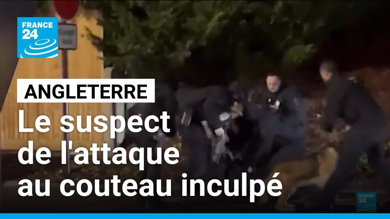 Angleterre : le suspect de l'attaque au couteau dans un train inculp&eacute; &bull; FRANCE 24
