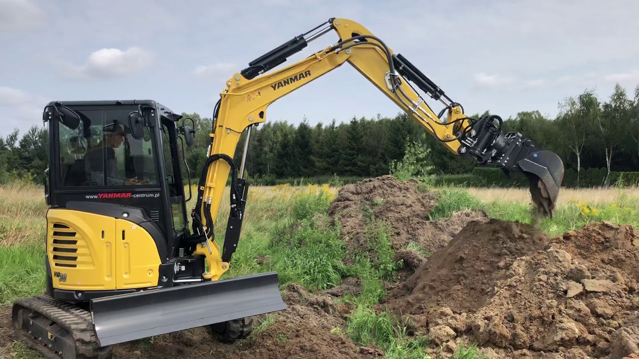 Yanmar Vio38-6 Rototilt