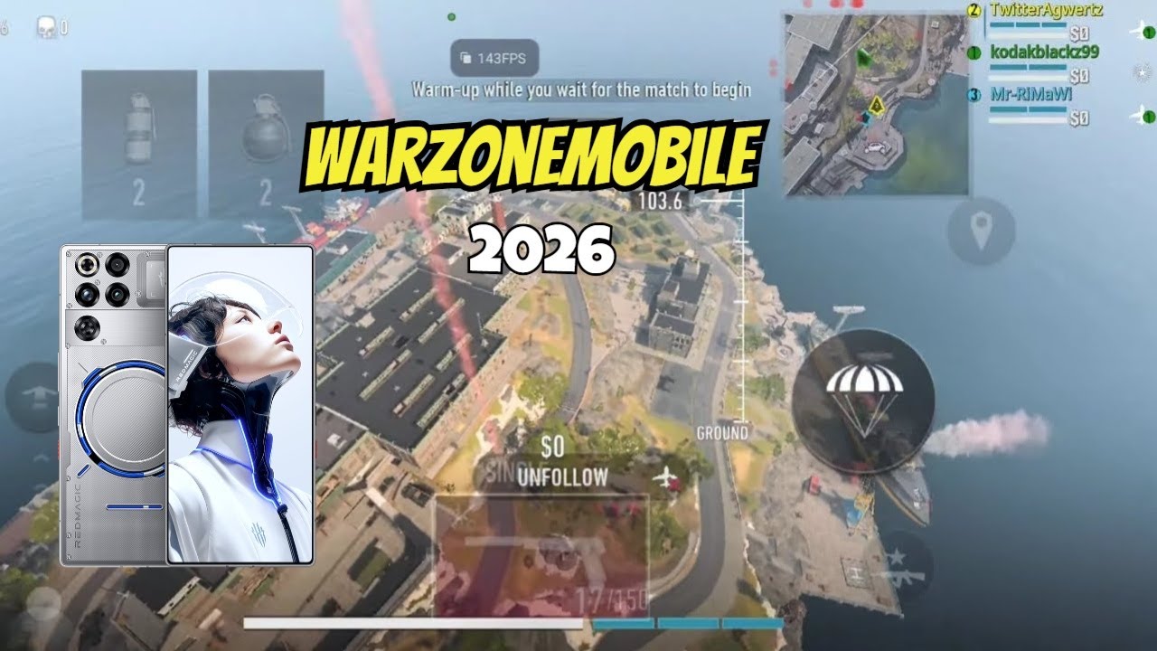 Warzone mobile in 2026 on redmagic 11 pro 