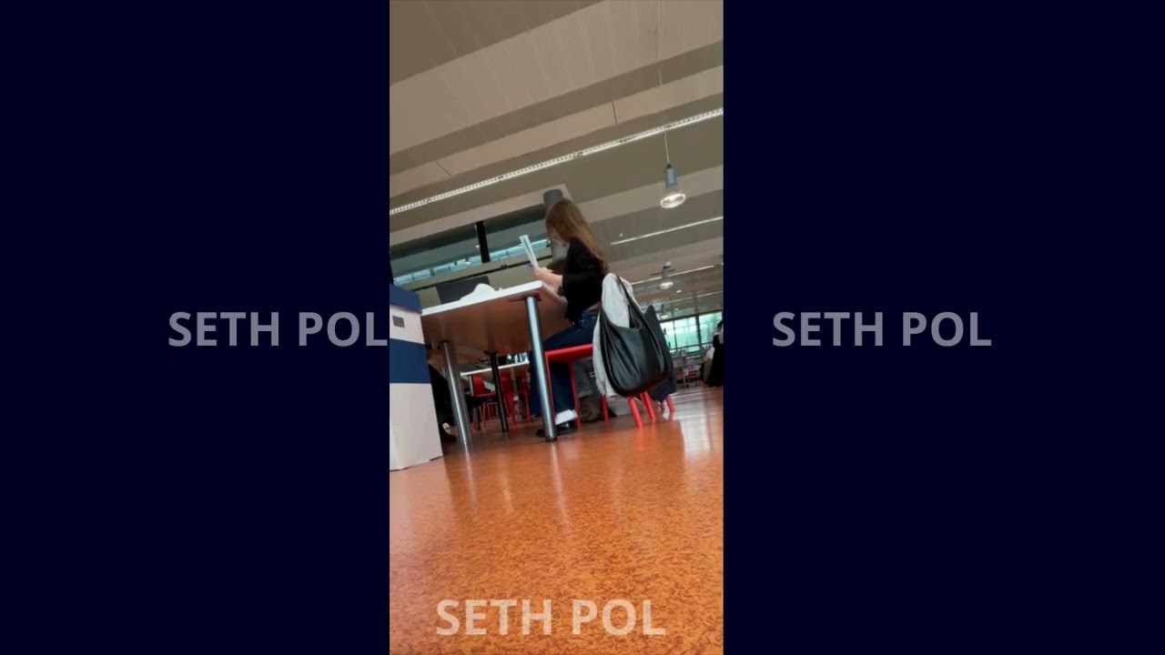 White socks shoeplay mocasin in library (FULL VIDEO IN DESCRIPTIONS)