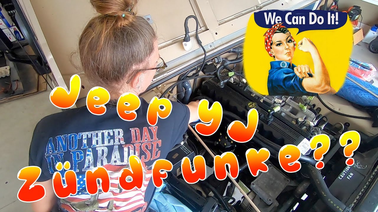 1993 Jeep Wrangler YJ - FOR LADIES!! Teil 2 - Zündkerzen, Kabel, Verteiler & Rotor wechsel #Jeepgirl