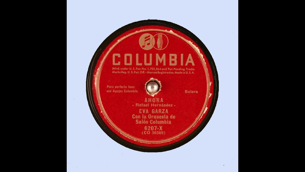 AHORA   EVA GARZA   Orquesta de Salón Columbia
