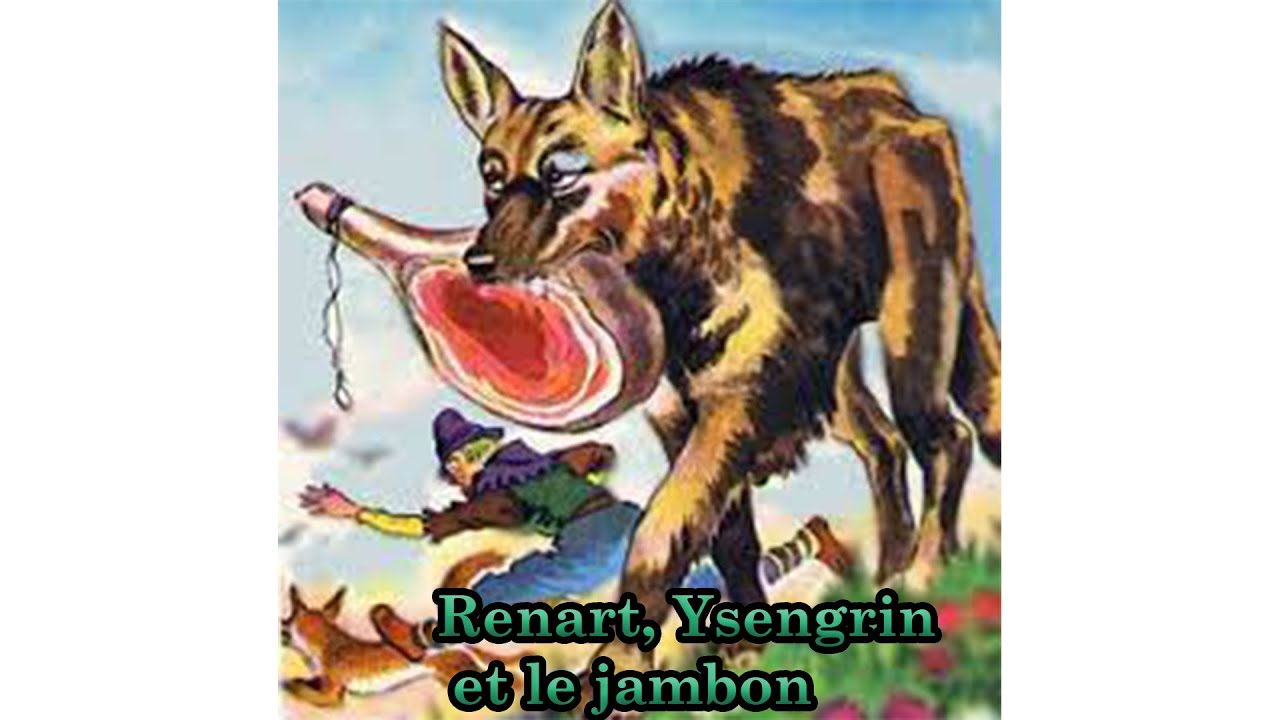 Le Roman de Renart   Renart, Ysengrin et le jambon