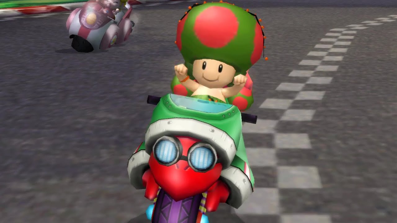 Toadette (Christmas) in Mario Kart Wii