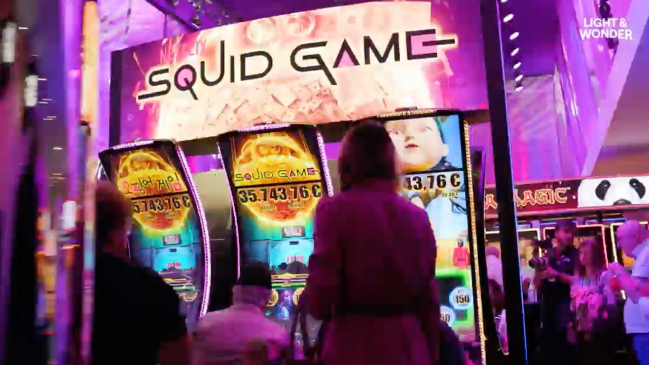 Squid Game Slot Machine Live in Monaco!